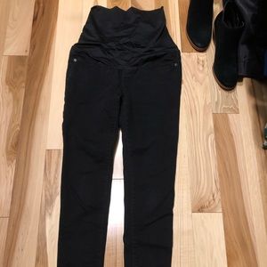 Loft 0P maternity jeans in black